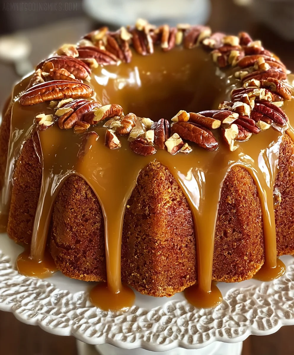 Caramel Pecan Bundt Cake: Easy & Delicious Recipe!