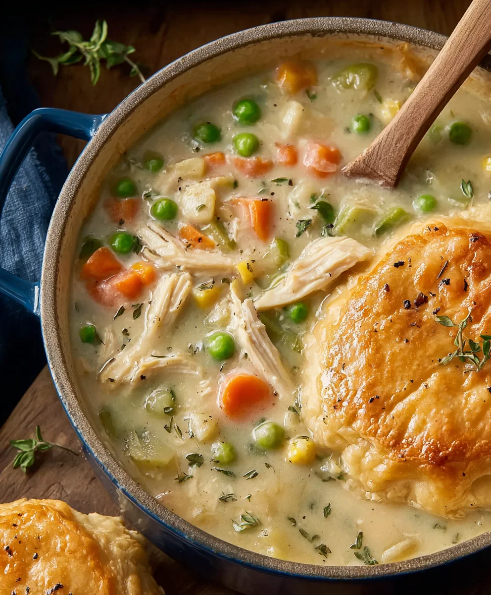 Easy Chicken Pot Pie Soup: Hearty & Delicious Comfort Meal!