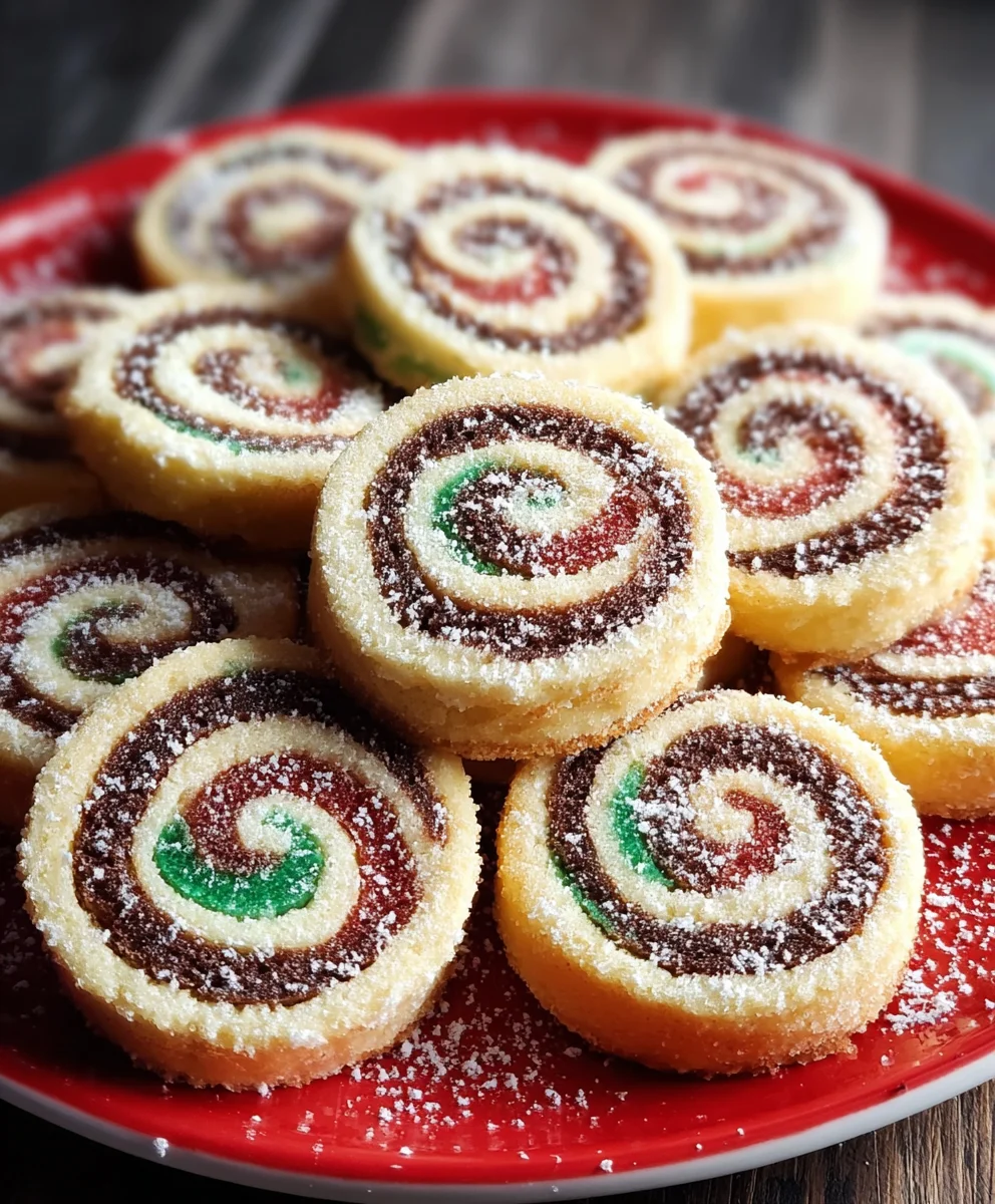 Christmas Cookie Pinwheels: Festive Swirls of Deliciousness!