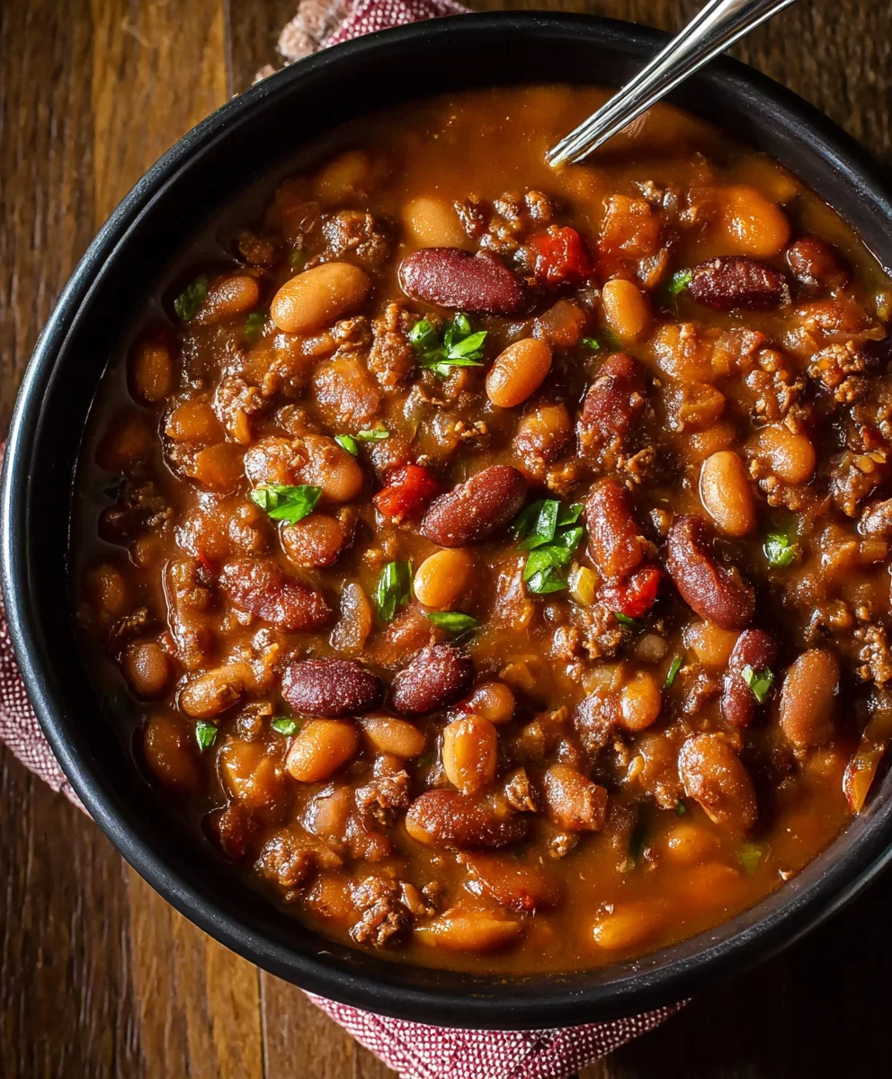 Hearty Beef Cowboy Beans: One-Pot Comfort Food Recipe