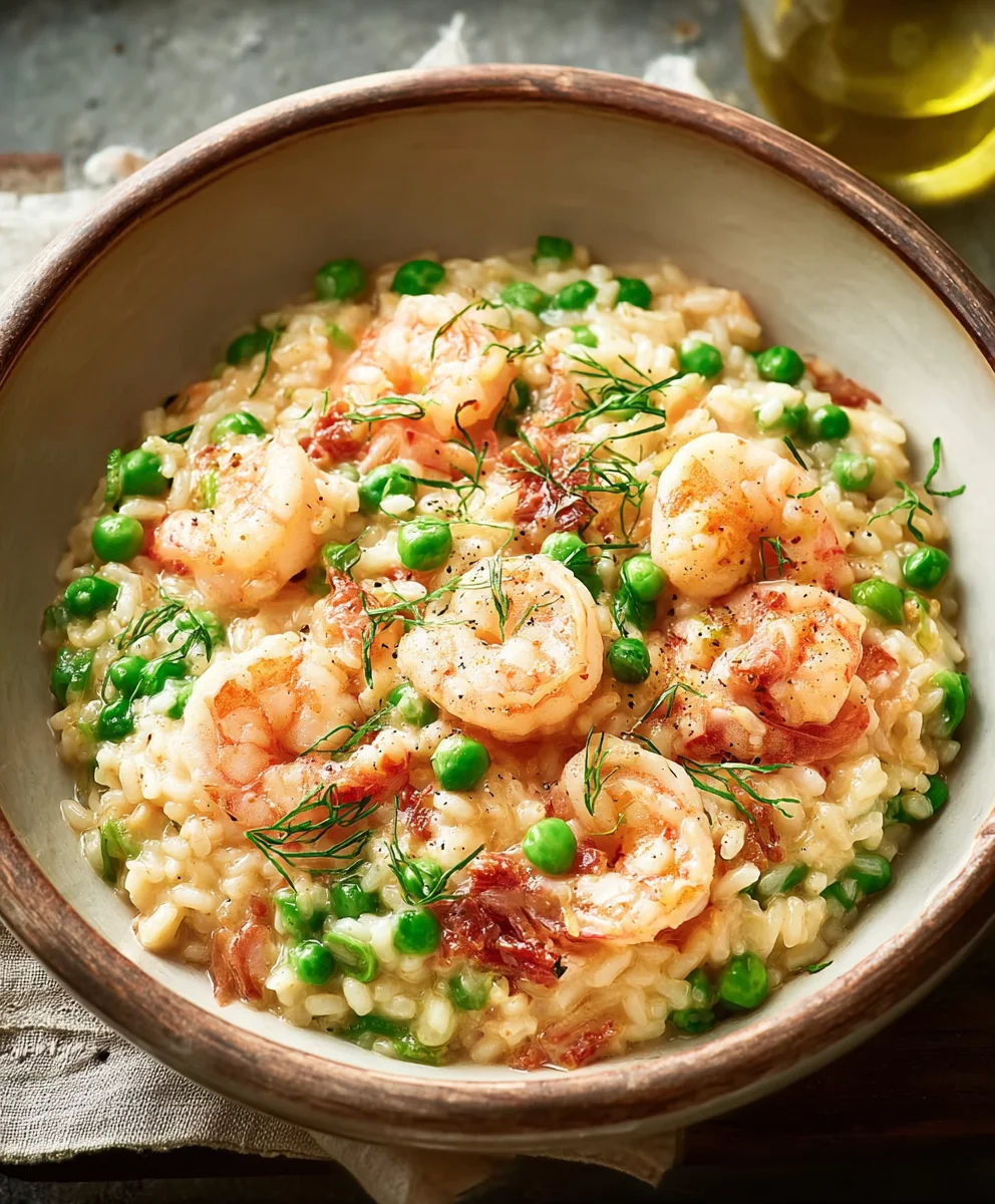 Delicious Shrimp Risotto With Peas Recipe - Perfect Dinner
