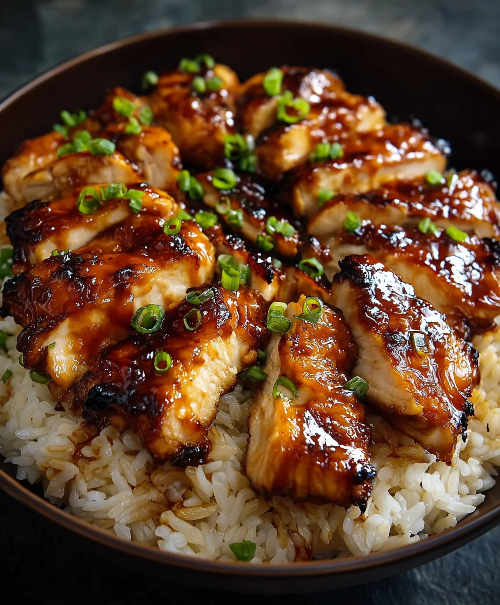 Delicious Honey BBQ Chicken Rice: Quick & Flavorful Dinner!