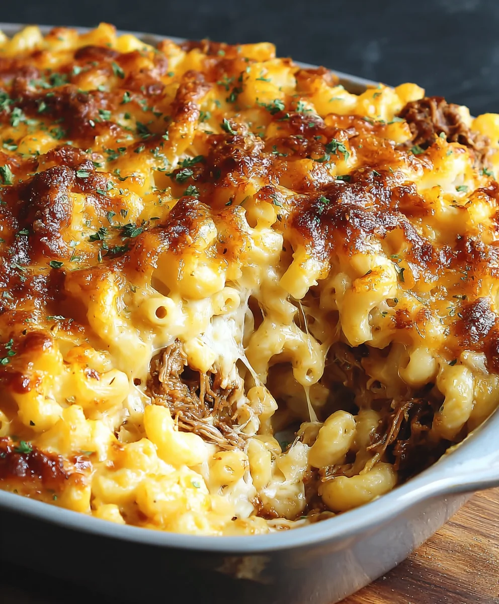 Irresistible Pulled Beef Mac & Cheese: Ultimate Comfort Meal
