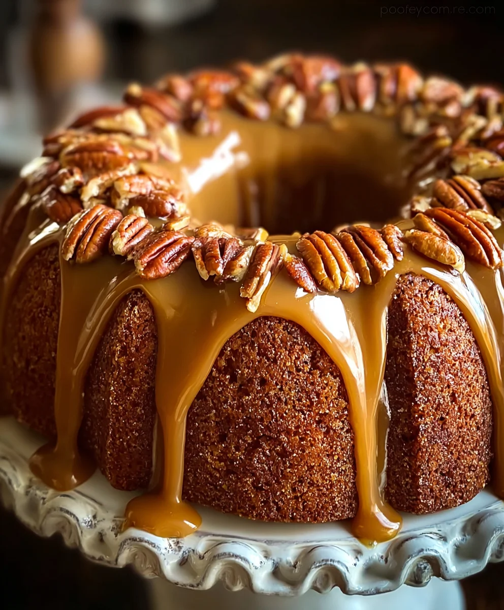 Caramel Pecan Bundt Cake: Easy & Delicious Recipe!