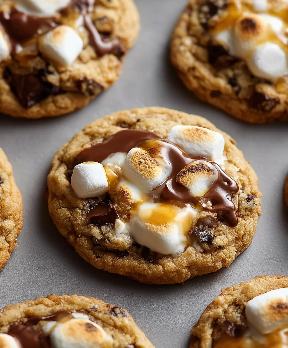 Amazing Smores Cookies! Easy Recipe for Gooey Campfire Flavor