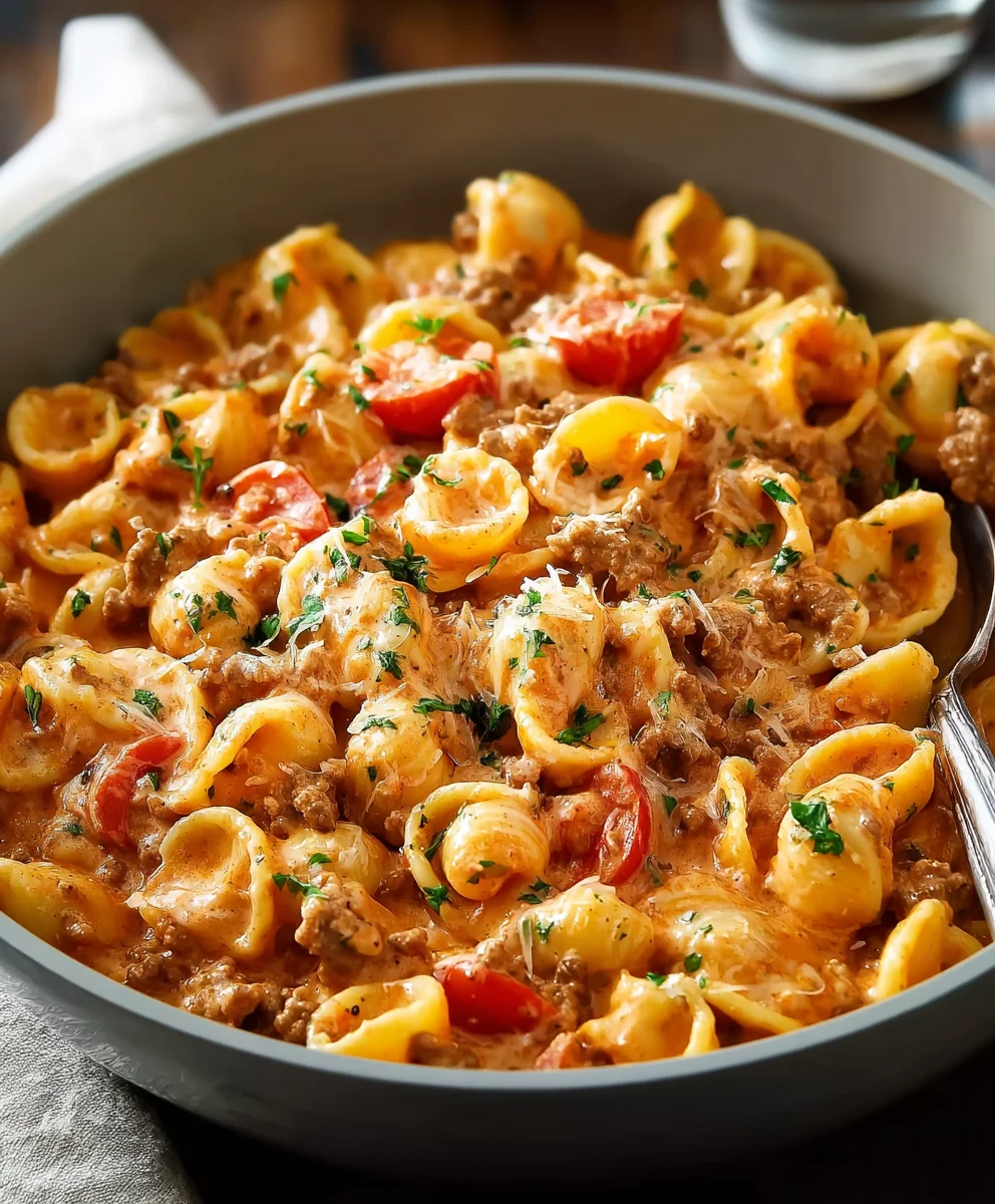 Delicious Creamy Taco Pasta – Your New Dinner Obsession!