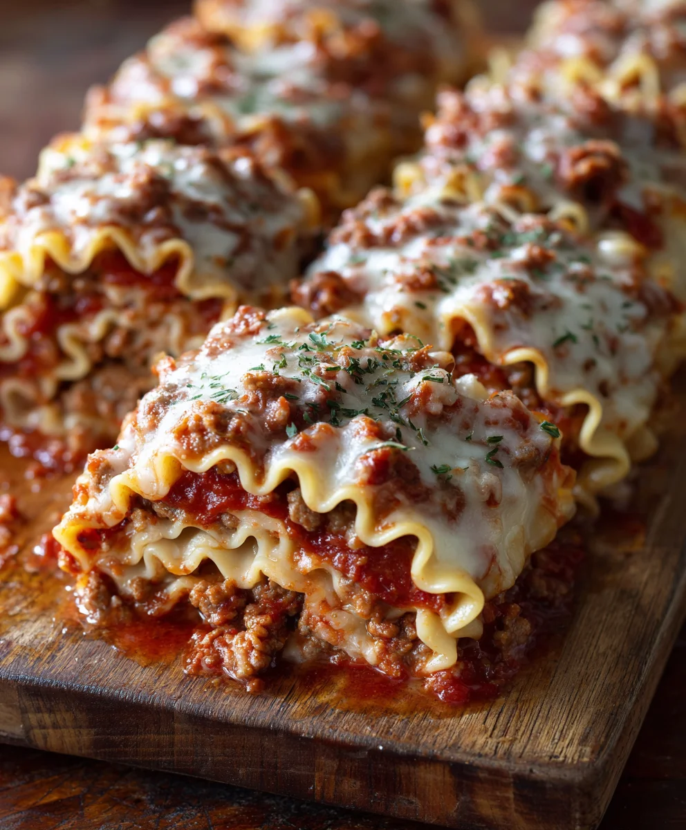 Beef Pepperoni Pizza Lasagna Rolls Ups: Ultimate Comfort