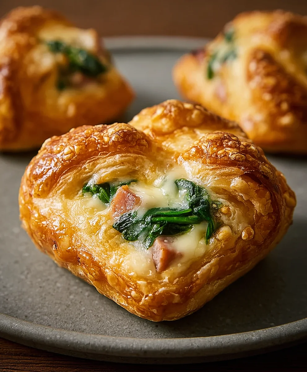 Beef Ham Cheese & Spinach Puffs: Ultimate Comfort Food