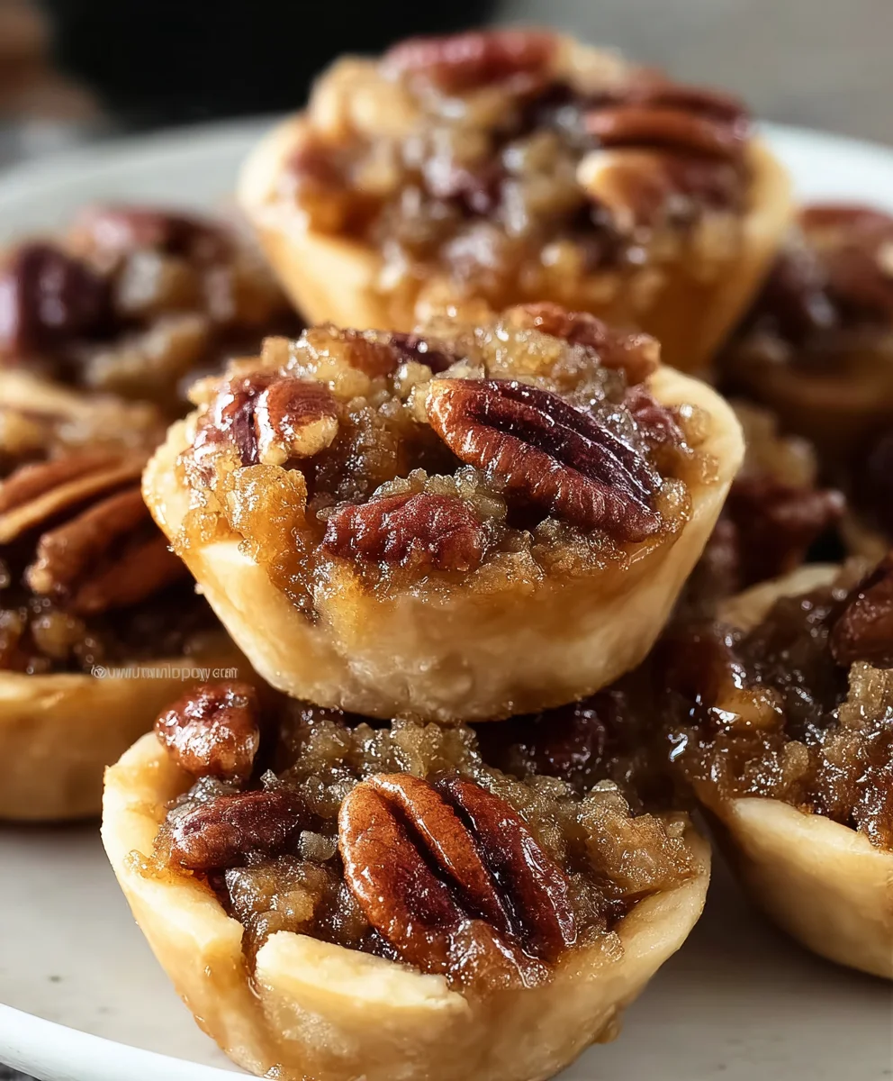 Easy Pecan Pie Bites Recipe: Perfect Party Dessert!