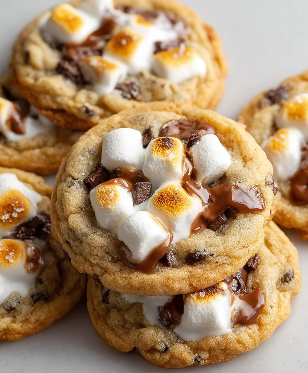 Amazing Smores Cookies! Easy Recipe for Gooey Campfire Flavor