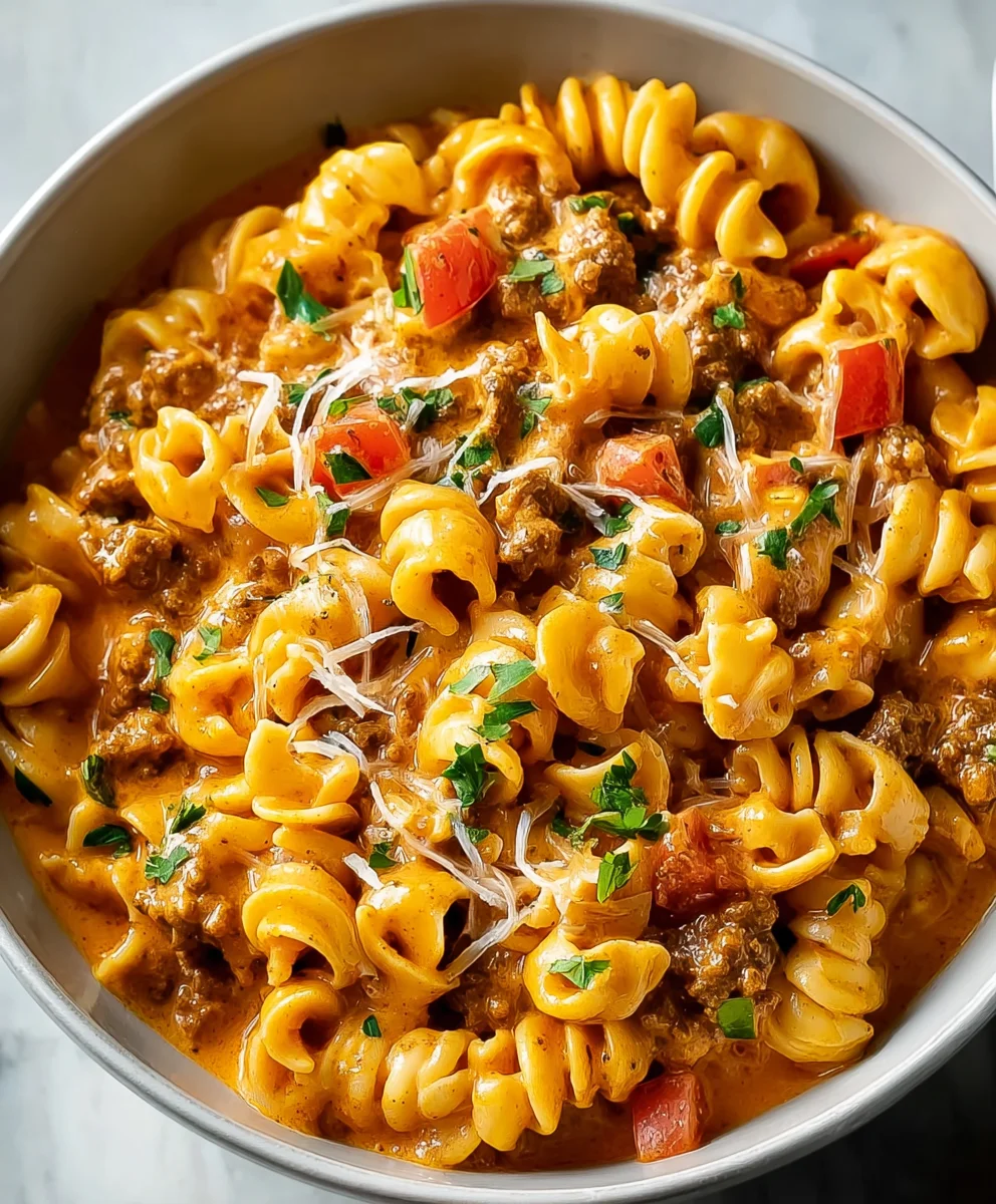 Delicious Creamy Taco Pasta – Your New Dinner Obsession!