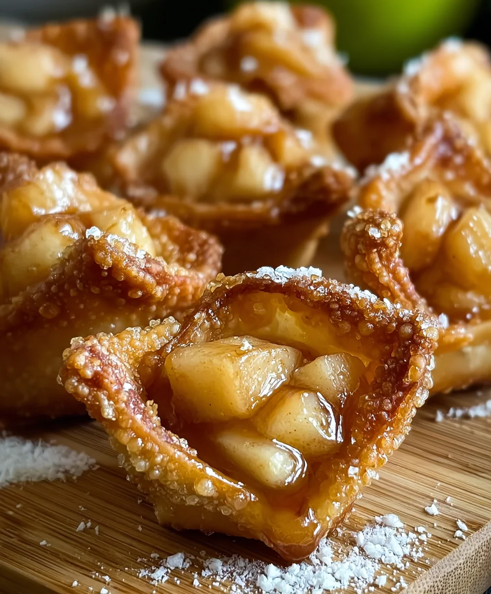 Make Crispy Wonton Apple Pie Bites: A Must-Try Sweet Treat!