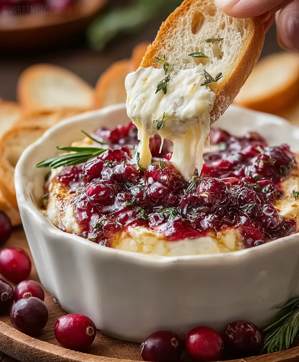 Baked Cranberry Brie Dip: The Ultimate Holiday Appetizer!