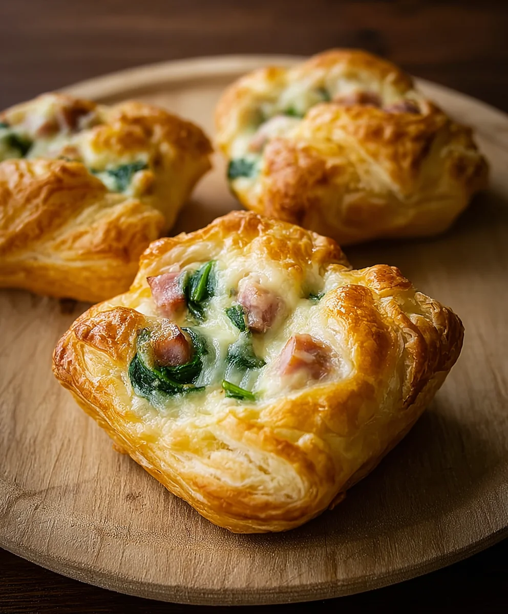 Beef Ham Cheese & Spinach Puffs: Ultimate Comfort Food