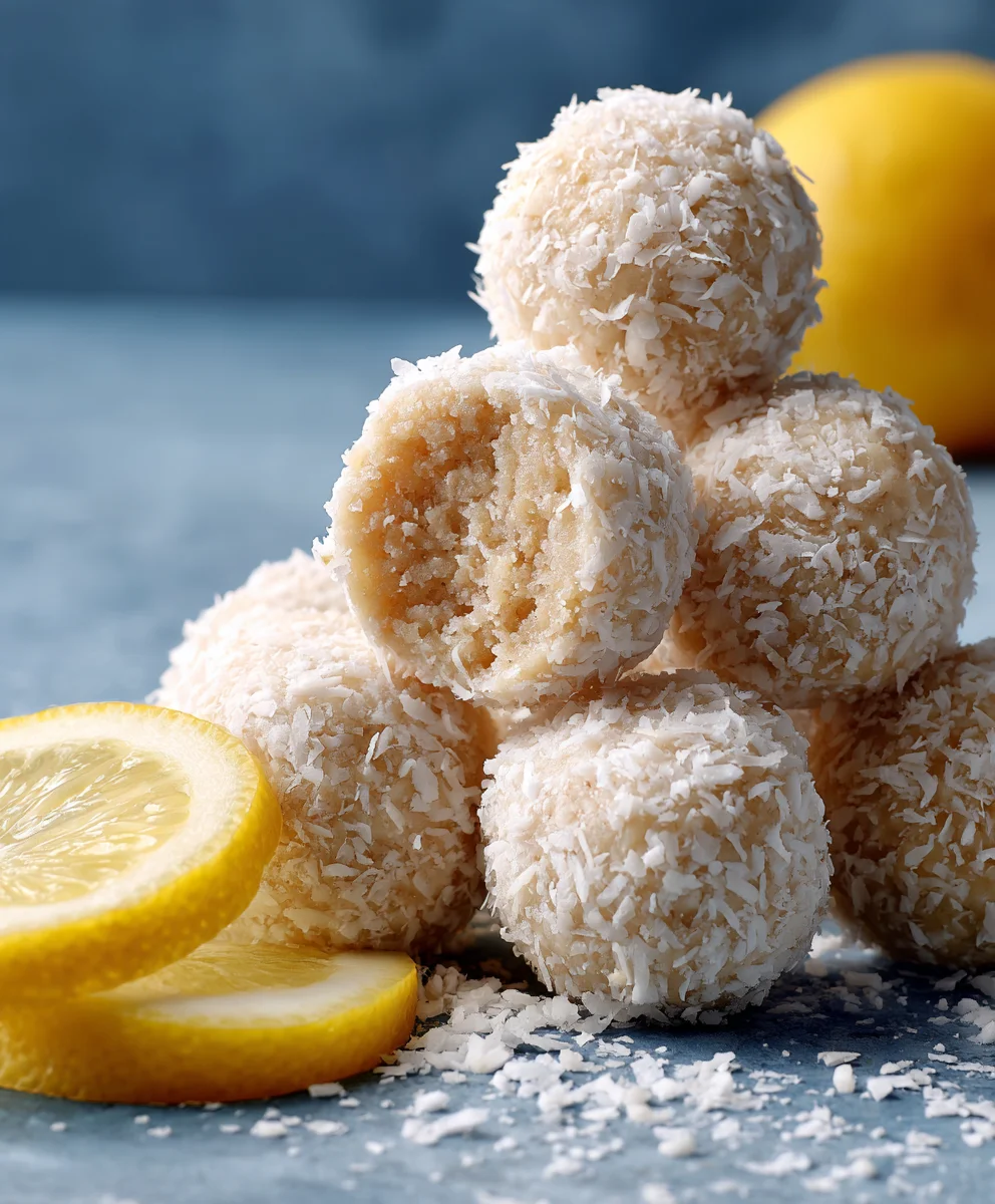 Zingy Lemon Coconut Protein Balls for a Healthy Treat!