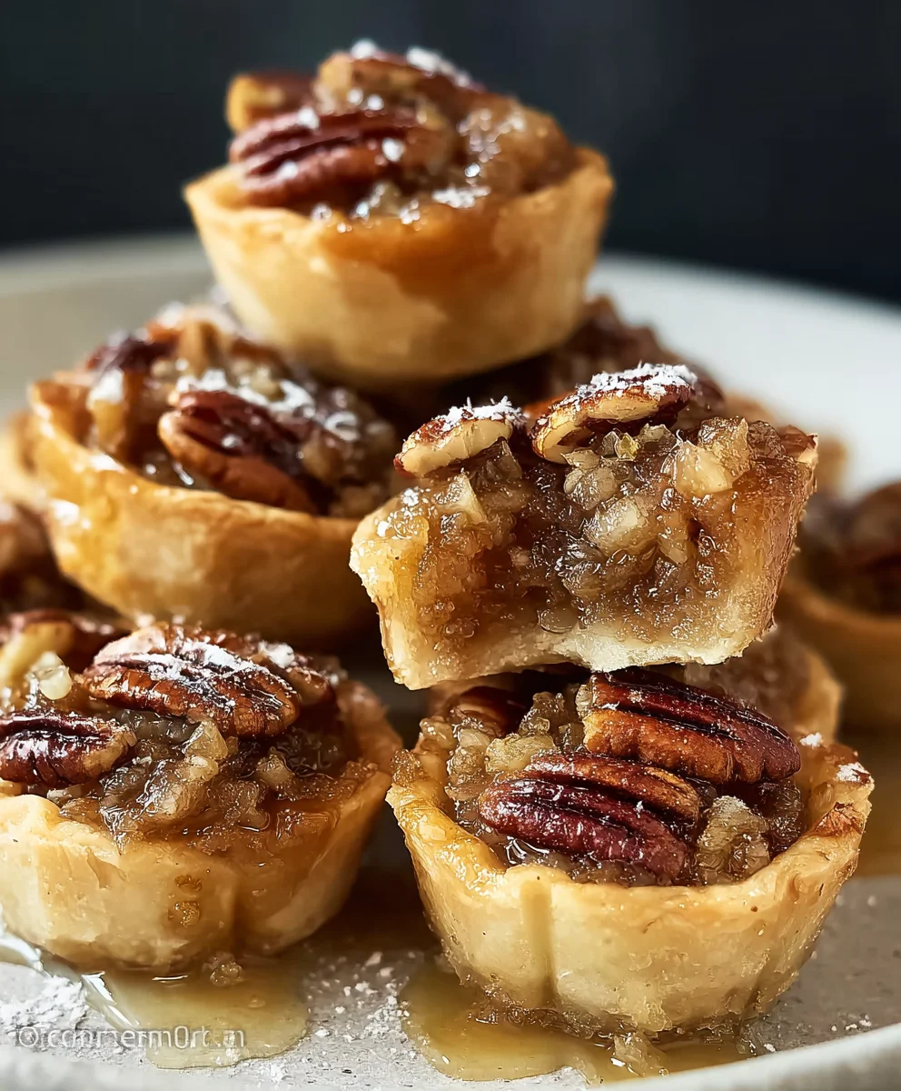 Easy Pecan Pie Bites Recipe: Perfect Party Dessert!