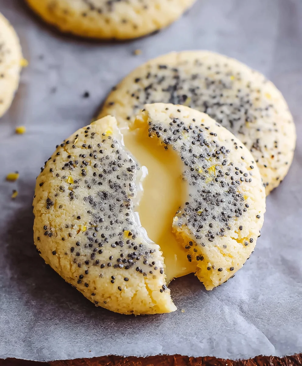 Zesty Lemon Poppy Seed Cookies: Crumbly & Delicious Recipe!