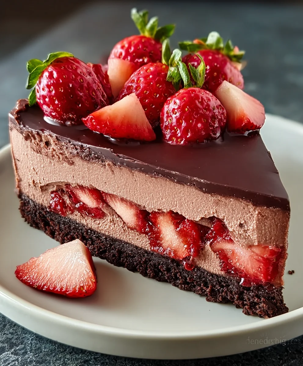 Decadent Chocolate Strawberry Cheesecake: Easy Recipe