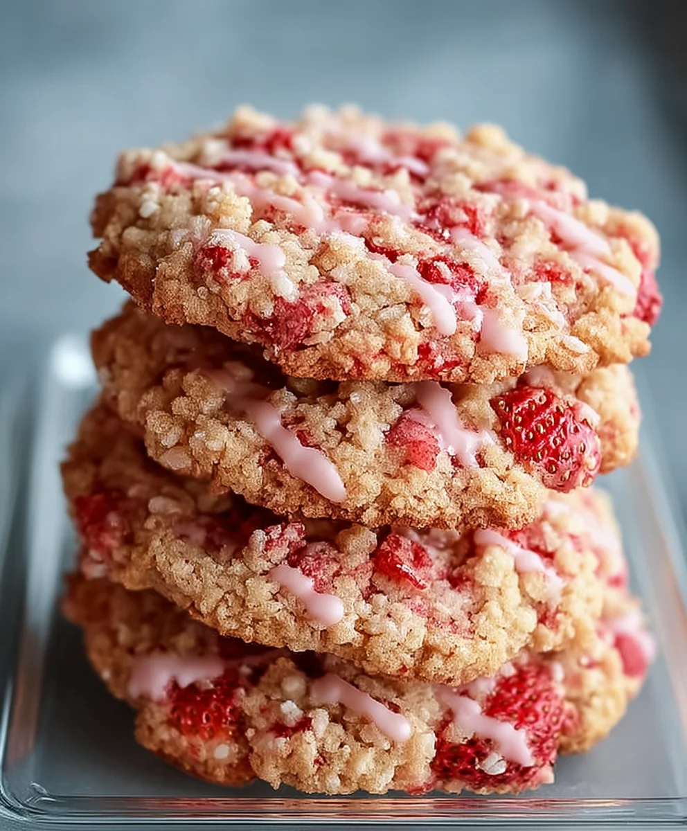 Strawberry Crunch Cookies: Sweet, Crunchy & Delicious!