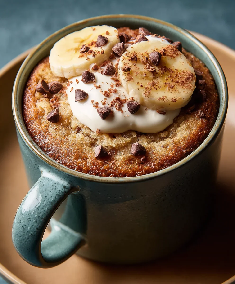Easy 2-Minute Banana Mug Cake Recipe - Perfect for Cravings!