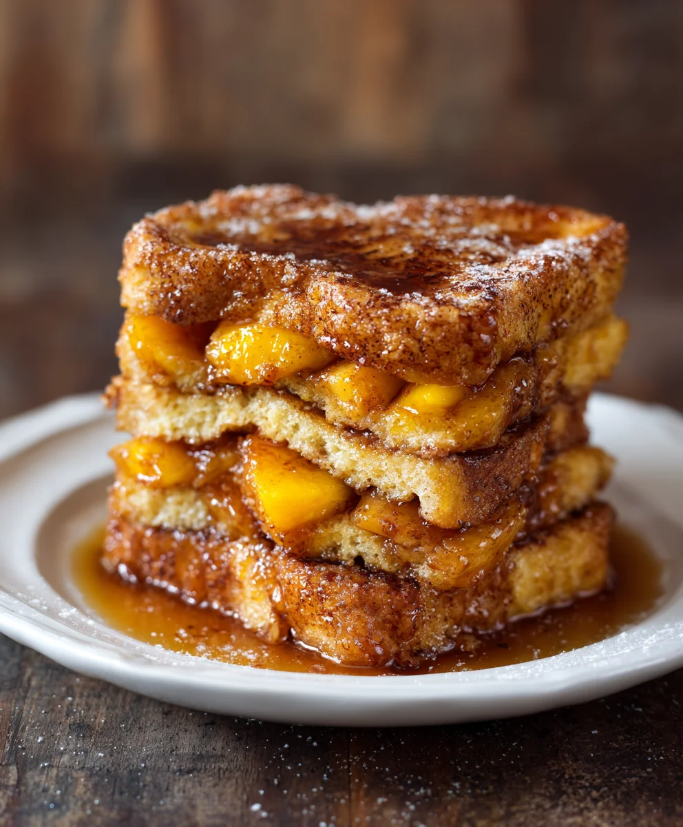 Heavenly Peach Cobbler French Toast: A Sweet Brunch Treat