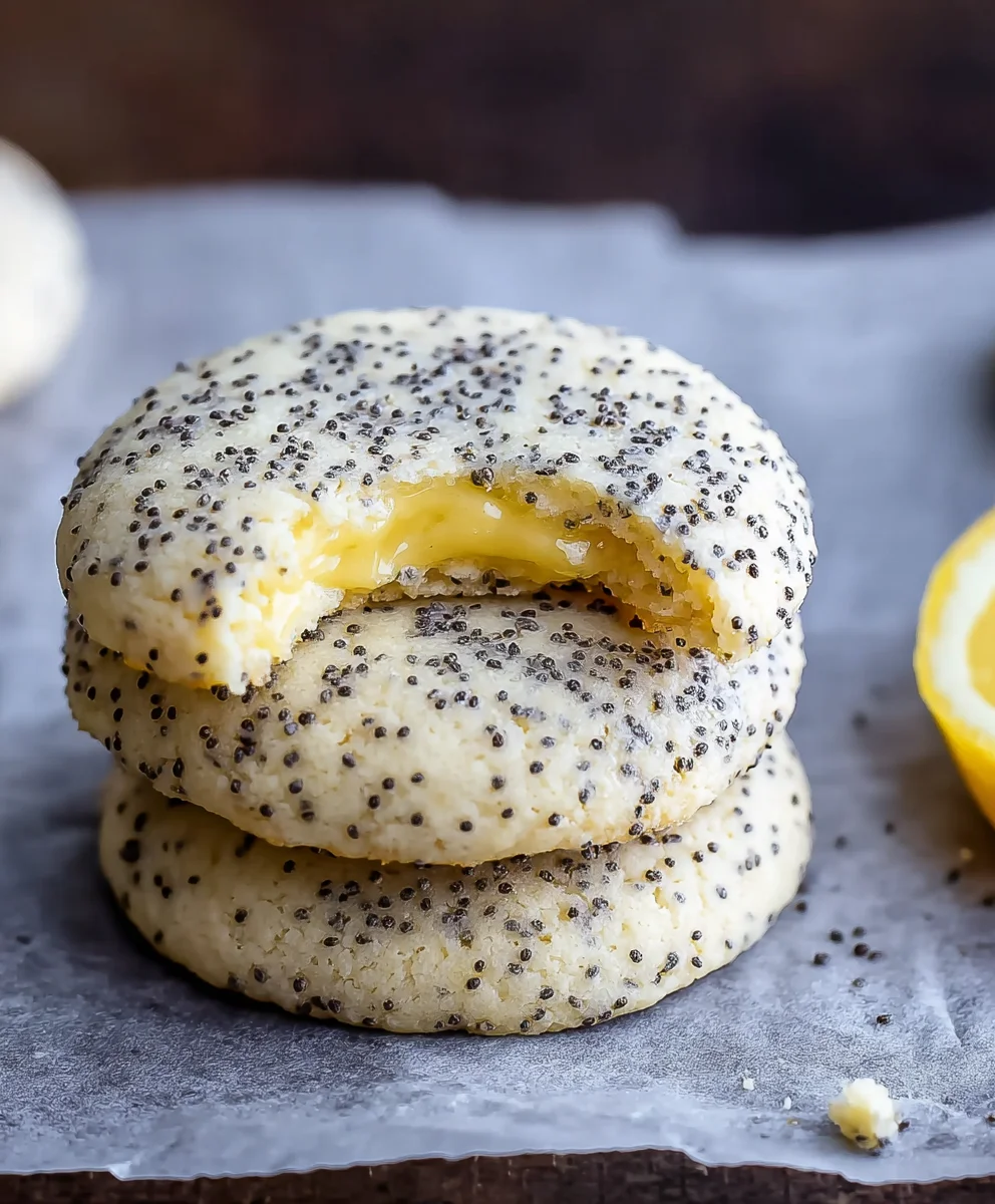 Zesty Lemon Poppy Seed Cookies: Crumbly & Delicious Recipe!