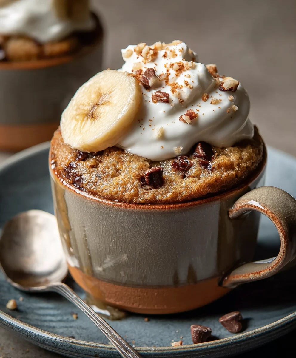 Easy 2-Minute Banana Mug Cake Recipe - Perfect for Cravings!