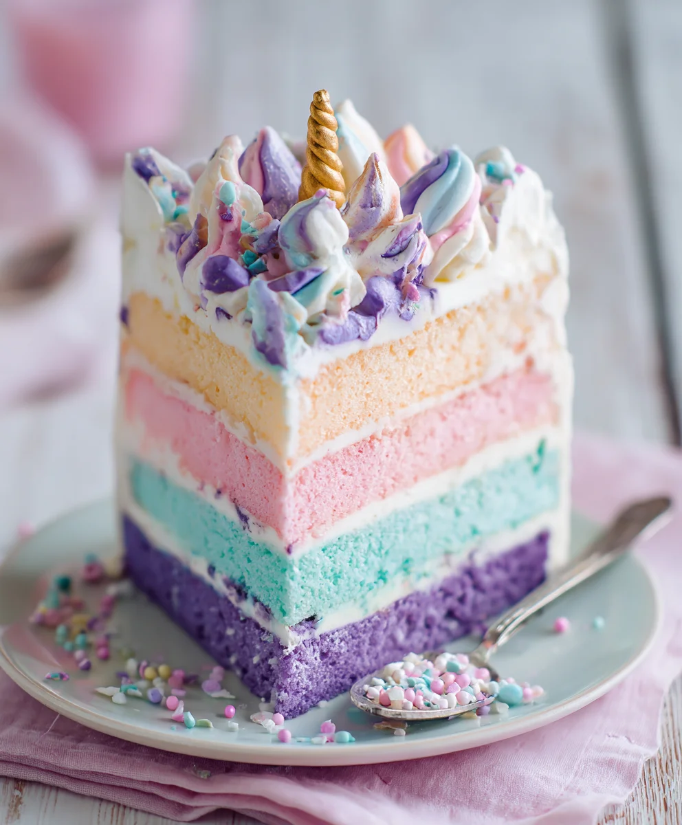 Ultimate Unicorn Ice Cream Cake Recipe - Magical & Easy!