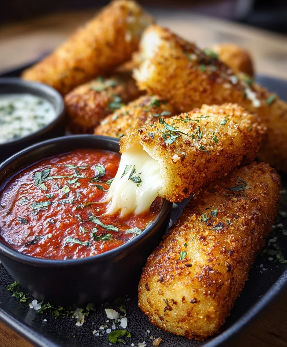 Best Mozzarella Sticks: Golden, Gooey & Two Flavorful Dips