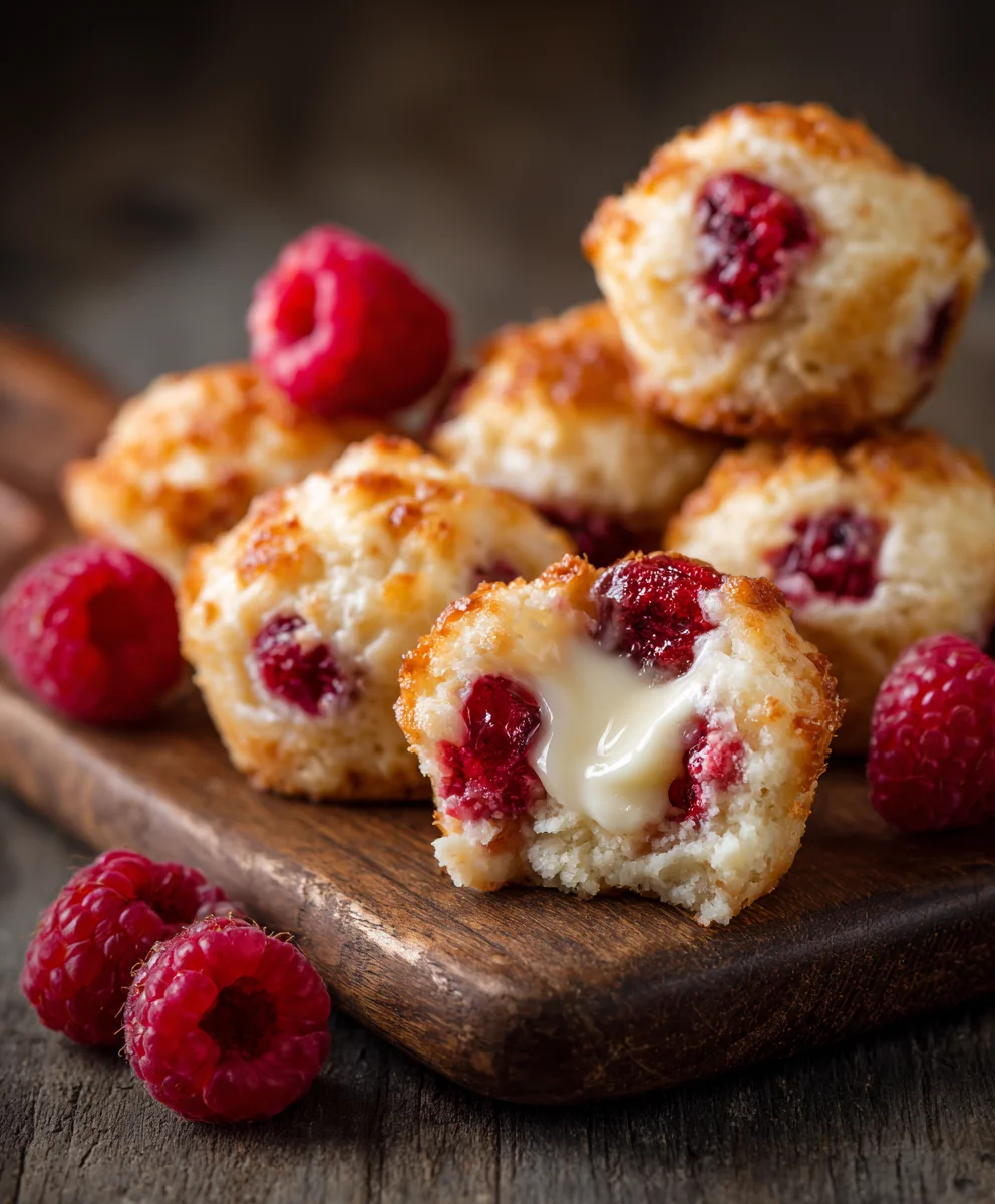 Delicious Raspberry Cream Cheese Bites - Quick & Easy Dessert