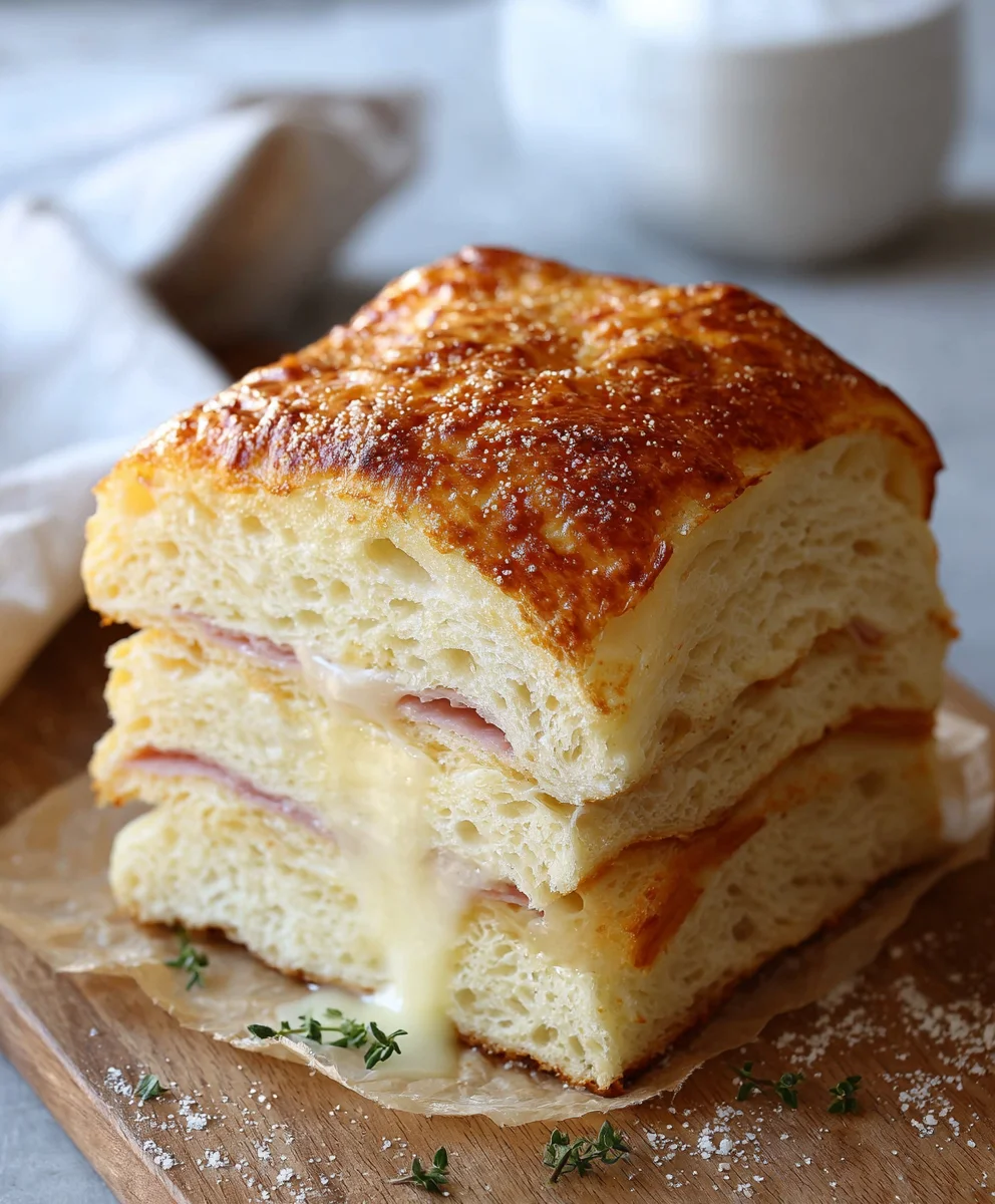 Delicious Spicy Chicken & Cheese Puff Pastry Stacks