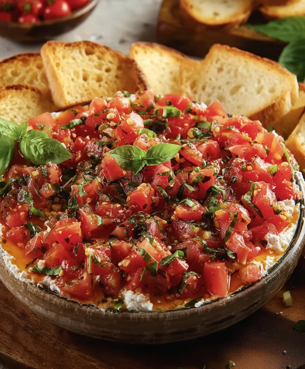 Bruschetta Dip Recipe: Vibrant, Flavorful Party Appetizer