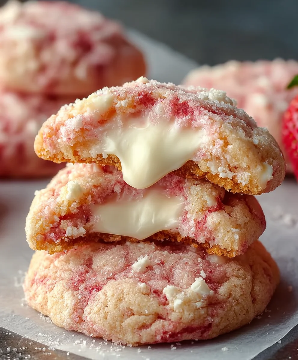 Best Strawberry Cheesecake Cookies – Sweet & Creamy Treat!