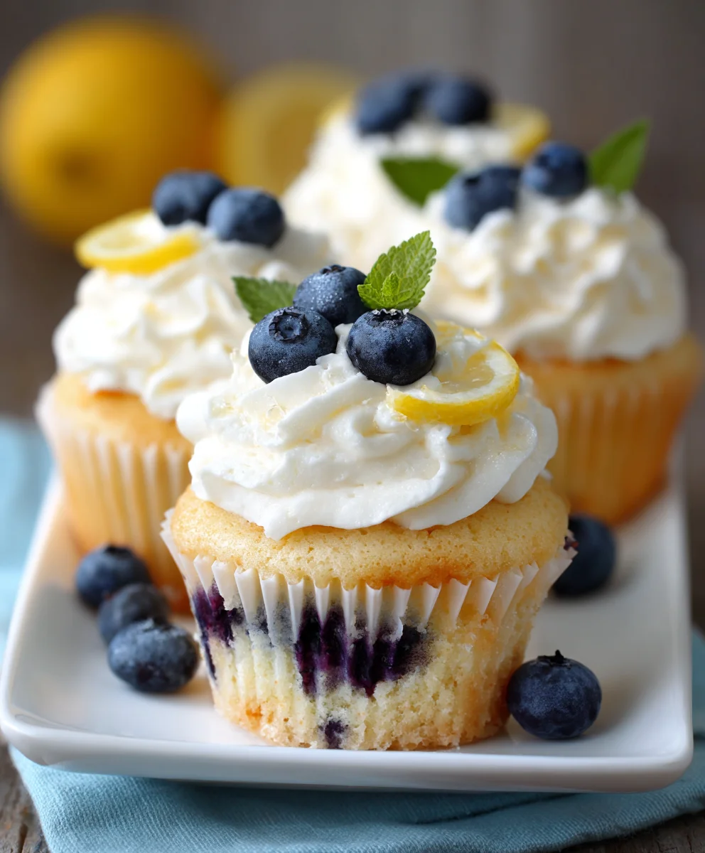 Best Lemon Blueberry Cupcakes - Easy Recipe & Zesty Flavor
