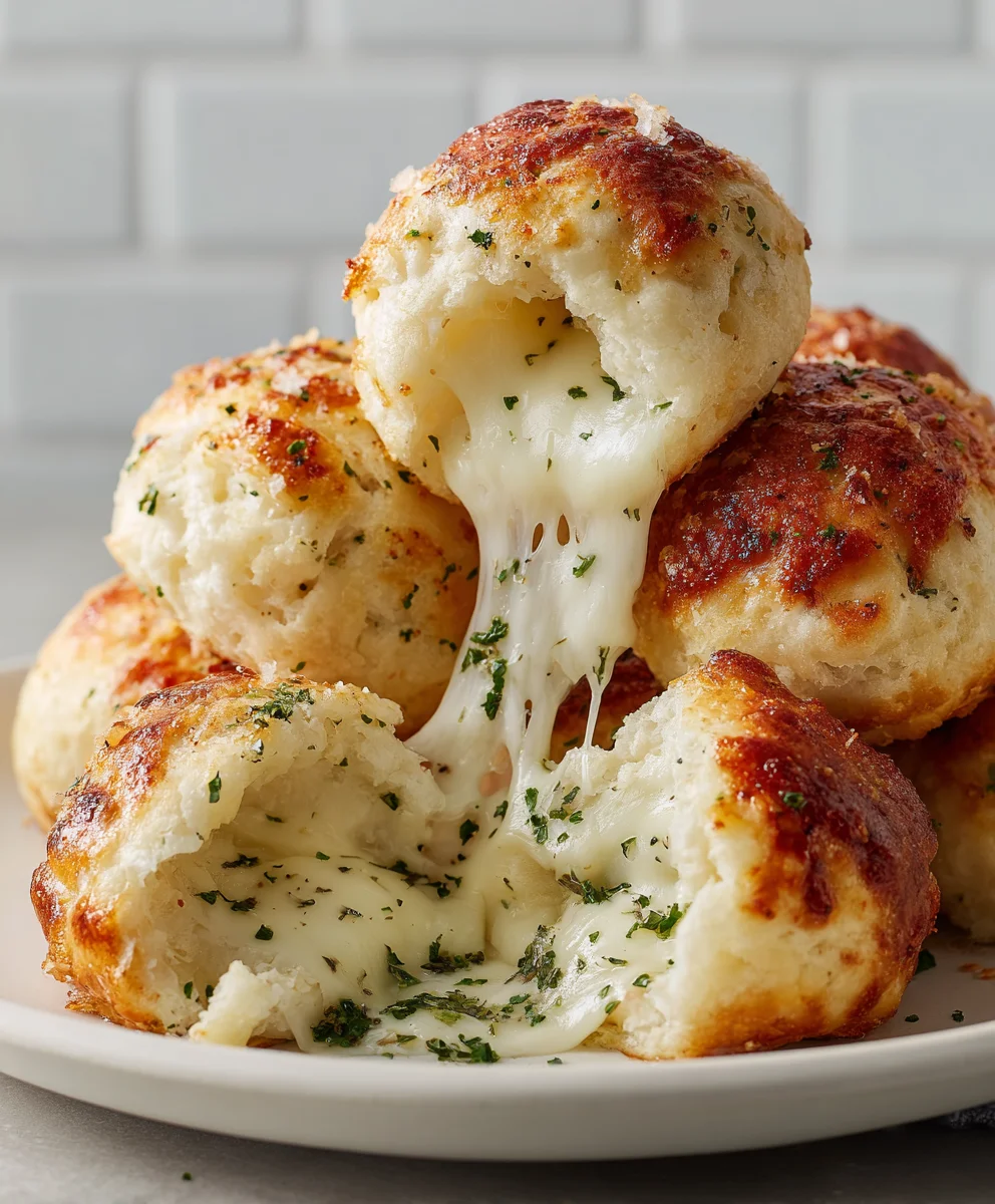Ultimate Gooey Mozzarella Biscuit Bombs: Cheesy & Easy!