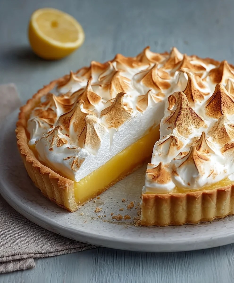 Mary Berry's Golden Lemon Meringue Pie - Zesty Delight!