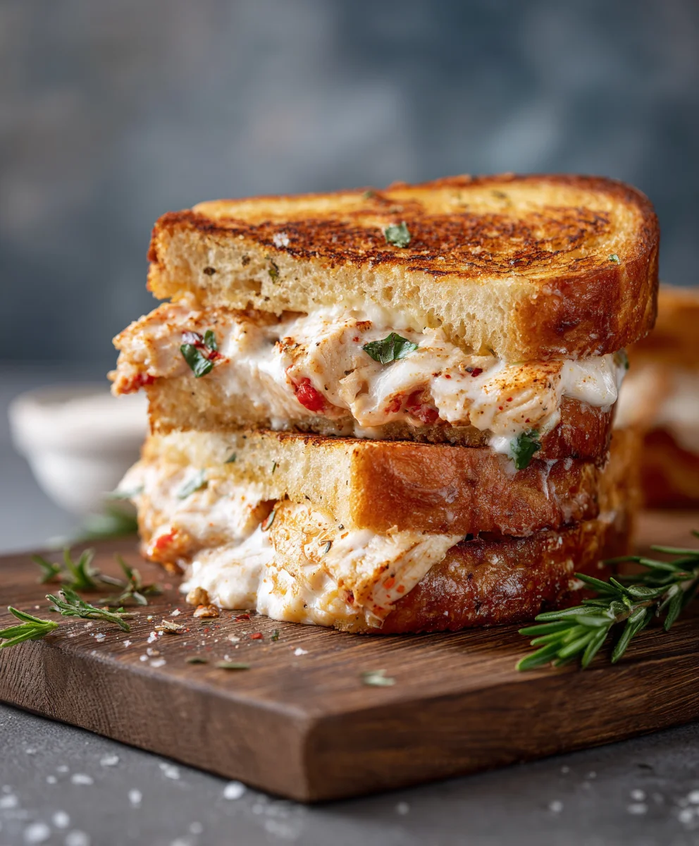 Lazy Chicken Parmesan Grilled Cheese – So Easy & Delicious!