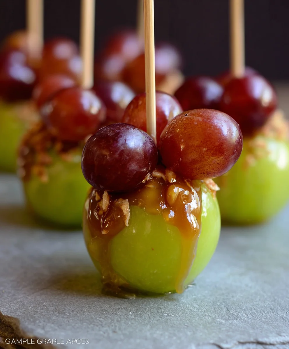 Caramel Apple Grapes Recipe: Sweet & Tangy Fall Treat!