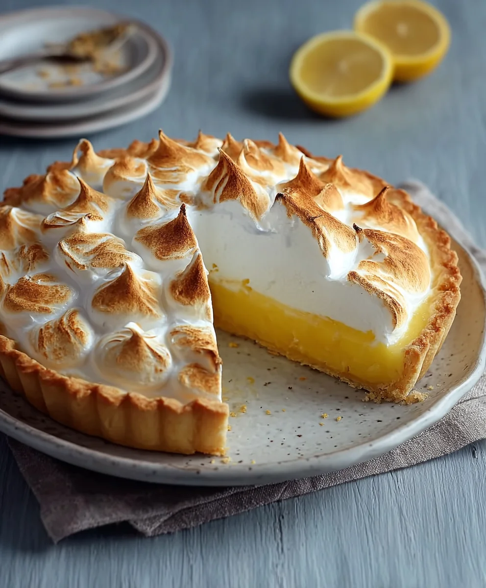 Mary Berry's Golden Lemon Meringue Pie - Zesty Delight!