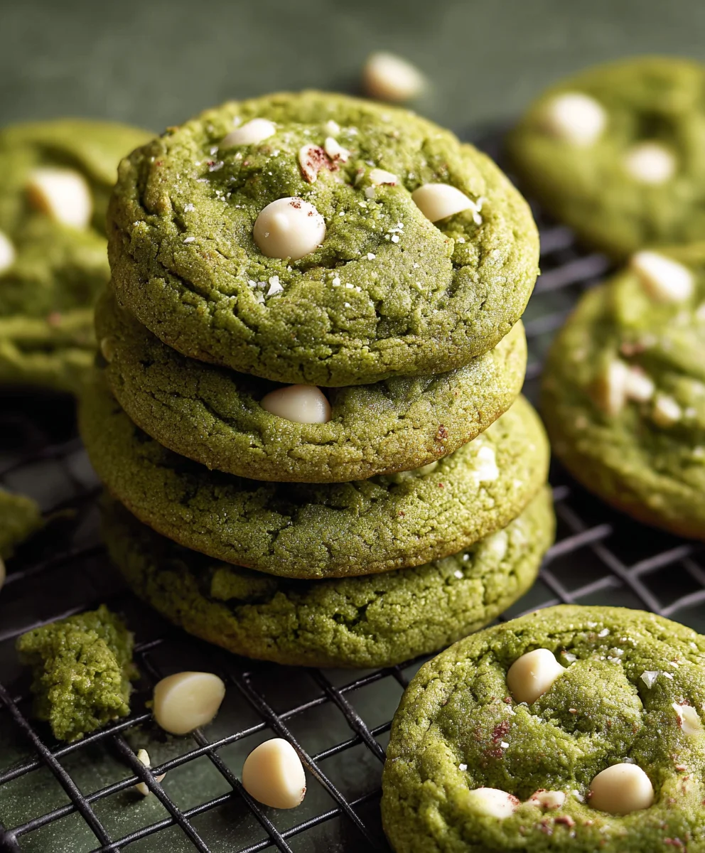 Matcha White Chocolate Cookies: Green Tea Perfection!