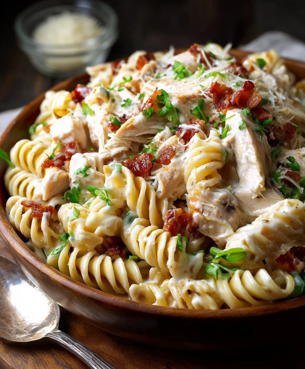 Chicken Beef Bacon Ranch Pasta: Ultimate Family Meal!