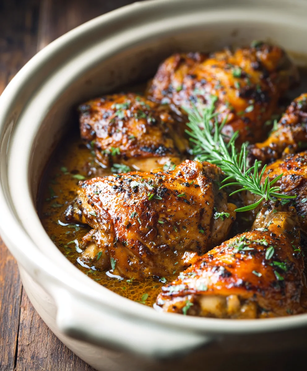 Best Slow Cooker Bourbon Extract Chicken Dinner