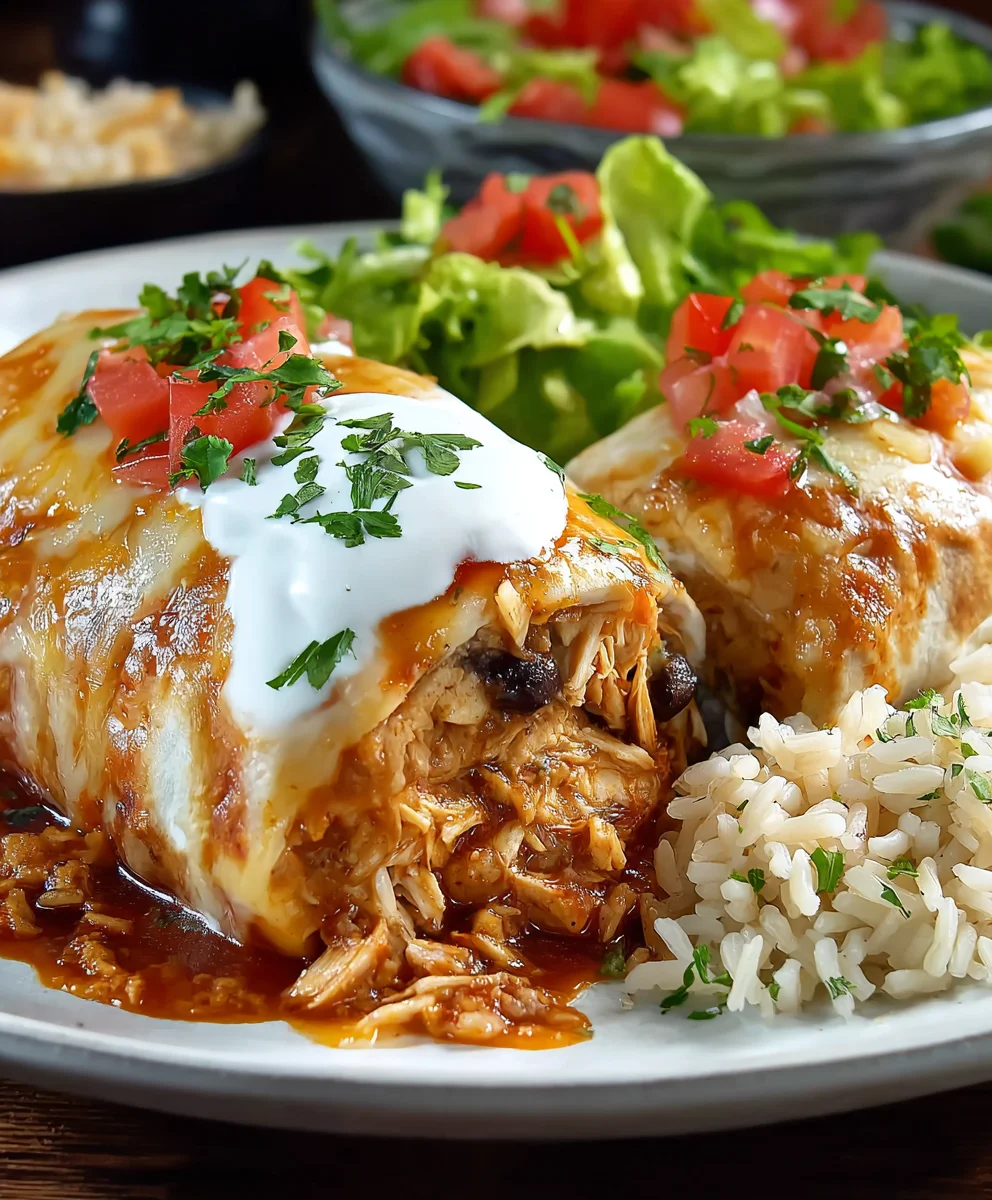 Smothered Baked Chicken Burritos: A Flavorful Weeknight Recipe