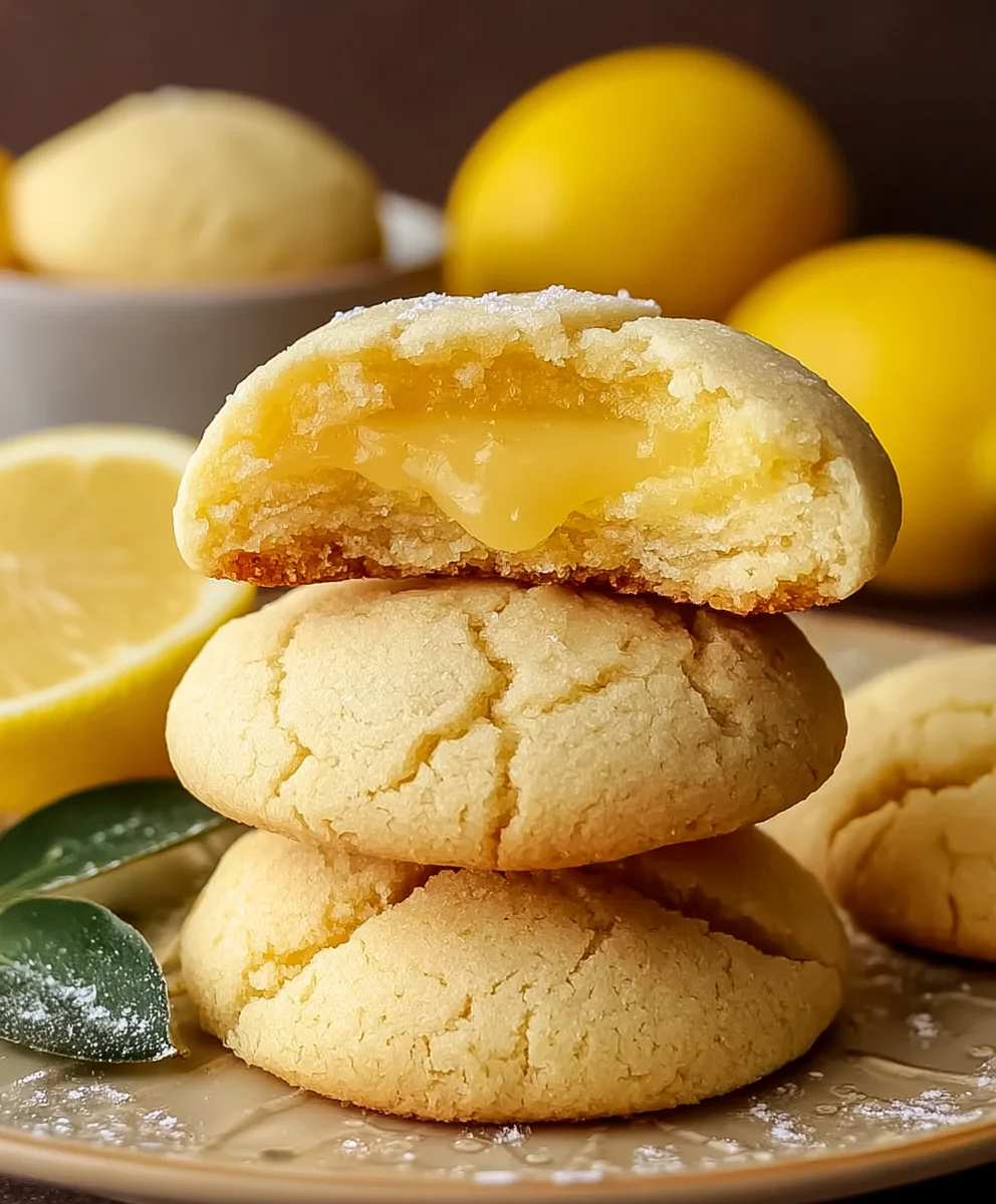 Stuffed Lemon Cookies Recipe: Sweet, Zesty & Bursting with Flavor