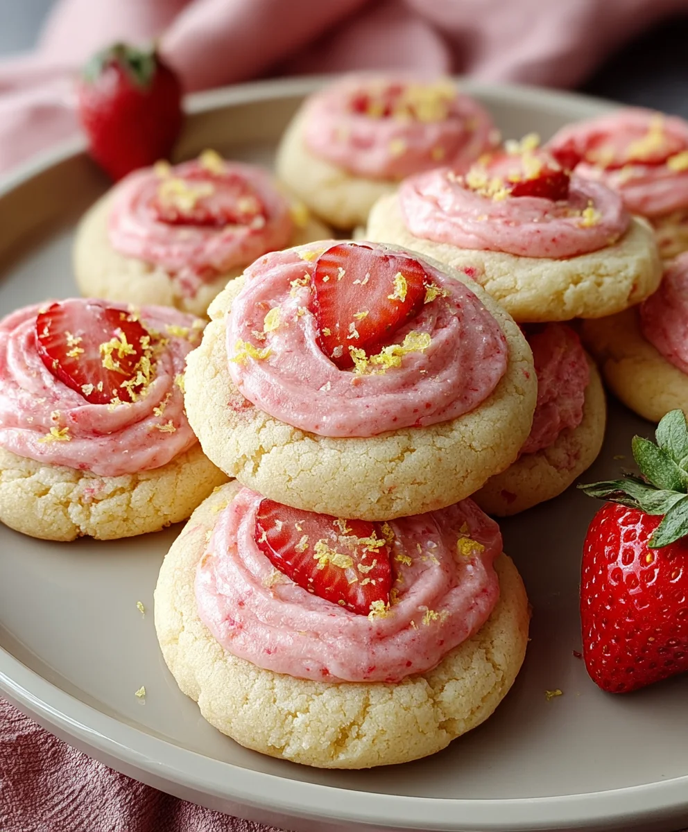 Strawberry Lemonade Cookies: Sweet, Zesty & Refreshing!