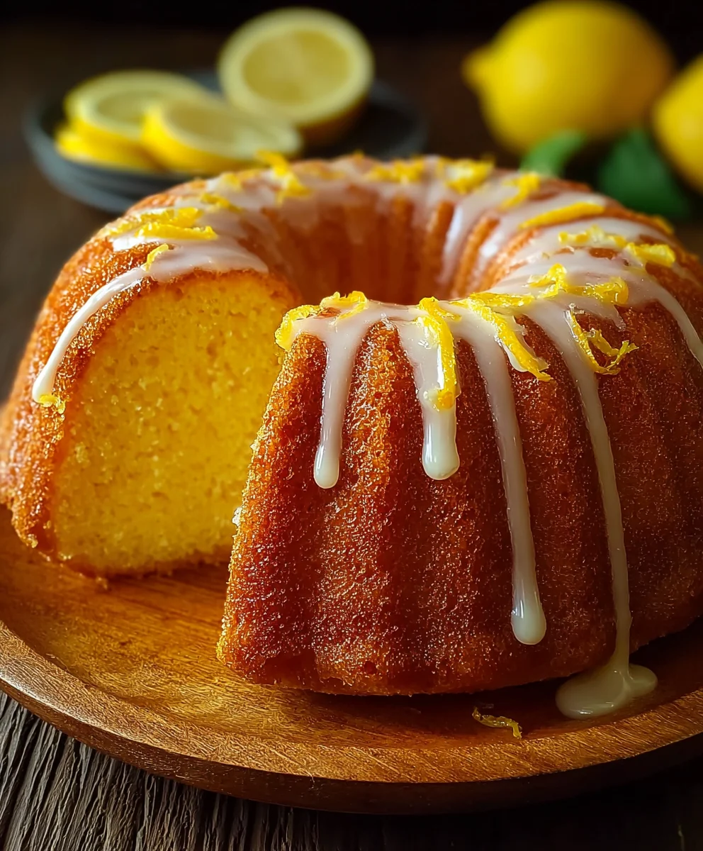 Moist Lemon Bundt Cake Recipe - Zesty & Easy to Bake!