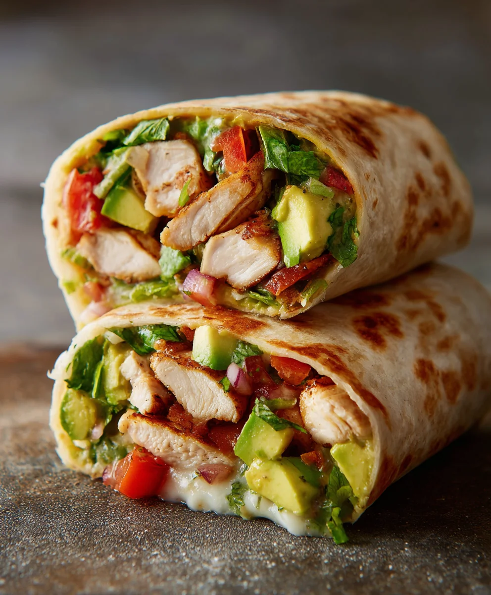 Chicken Avocado Burritos: Quick & Easy Weeknight Meal
