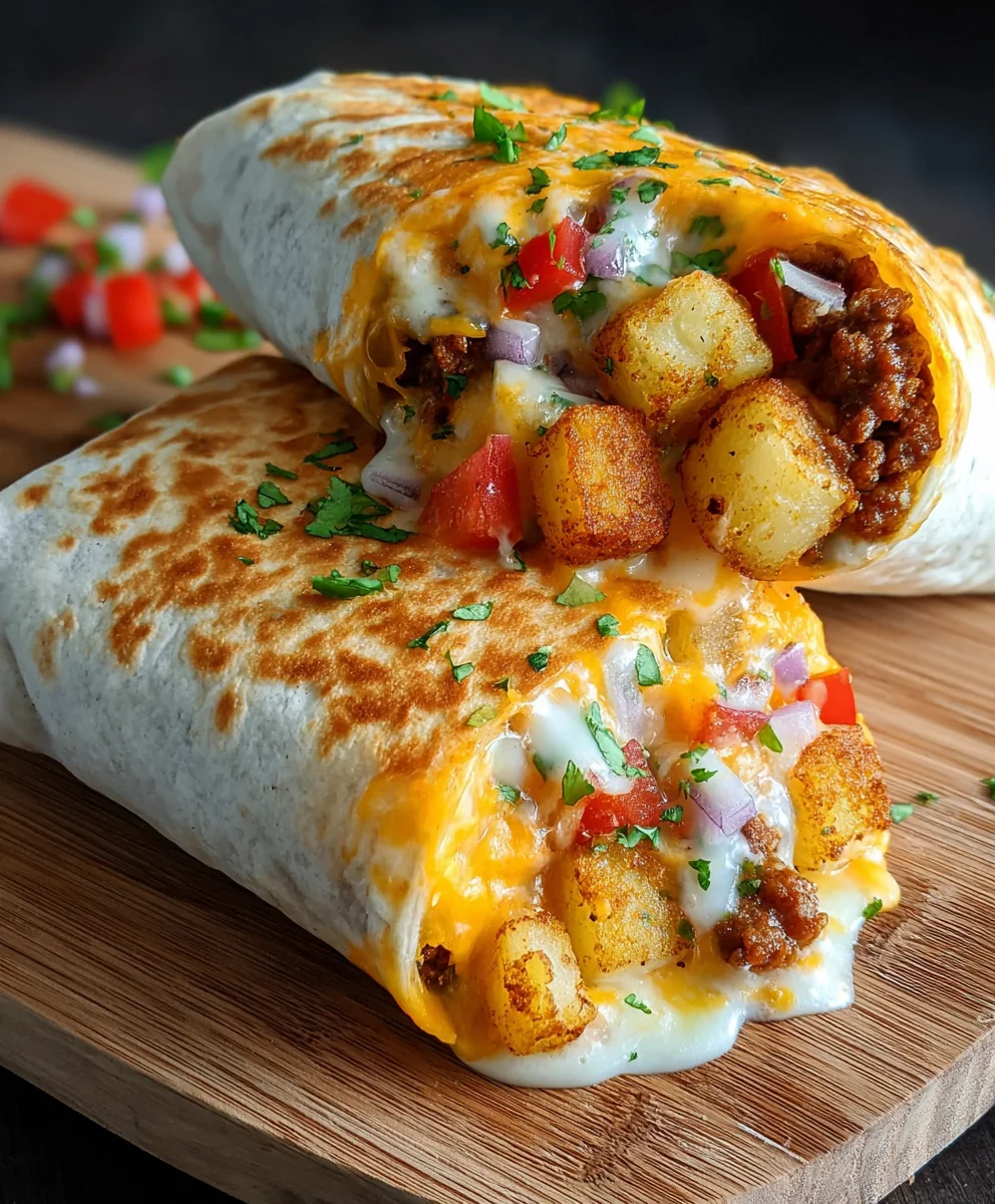 Amazing Cheesy Potato Burritos Recipe - Family Favorite
