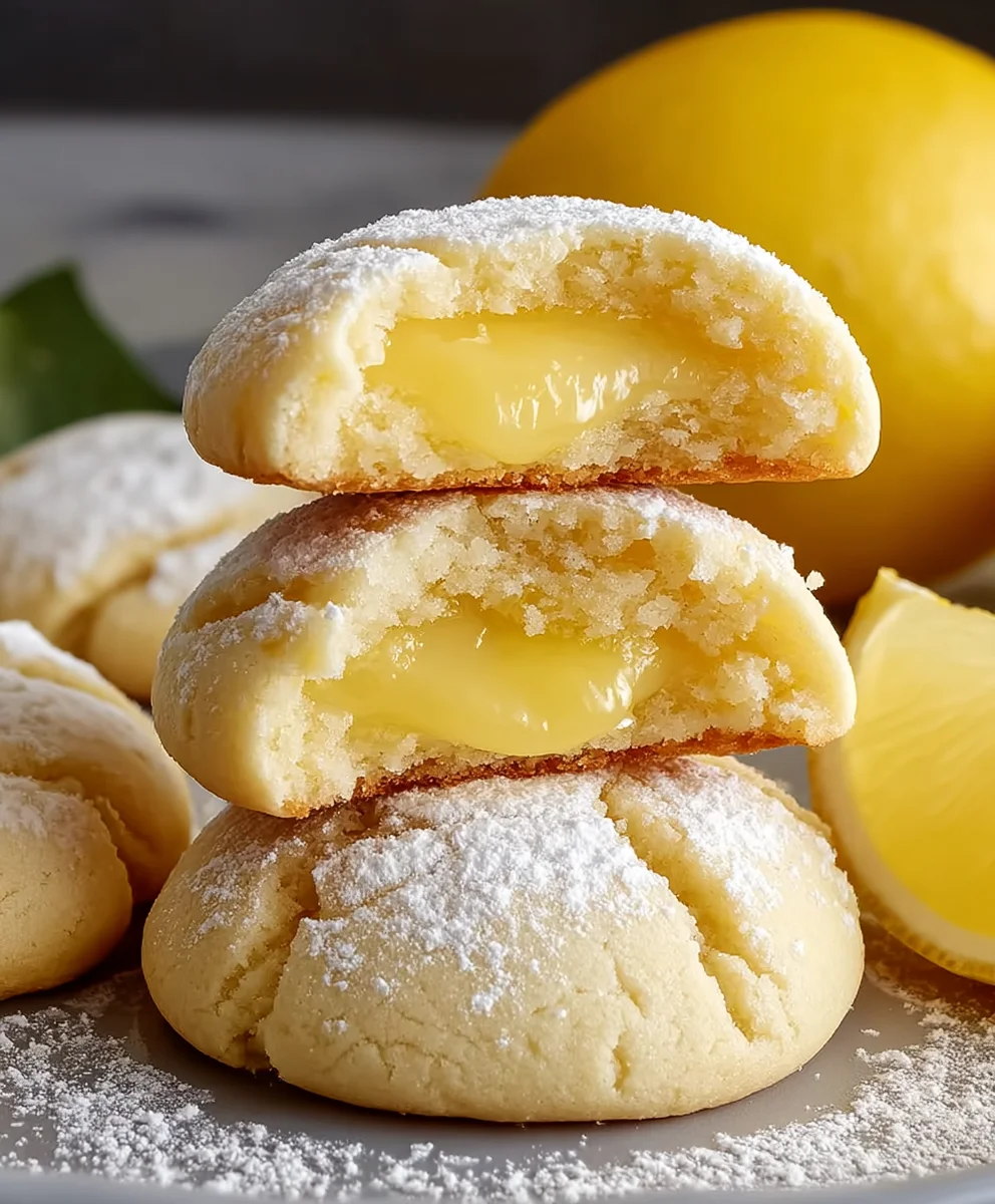 Stuffed Lemon Cookies Recipe: Sweet, Zesty & Bursting with Flavor