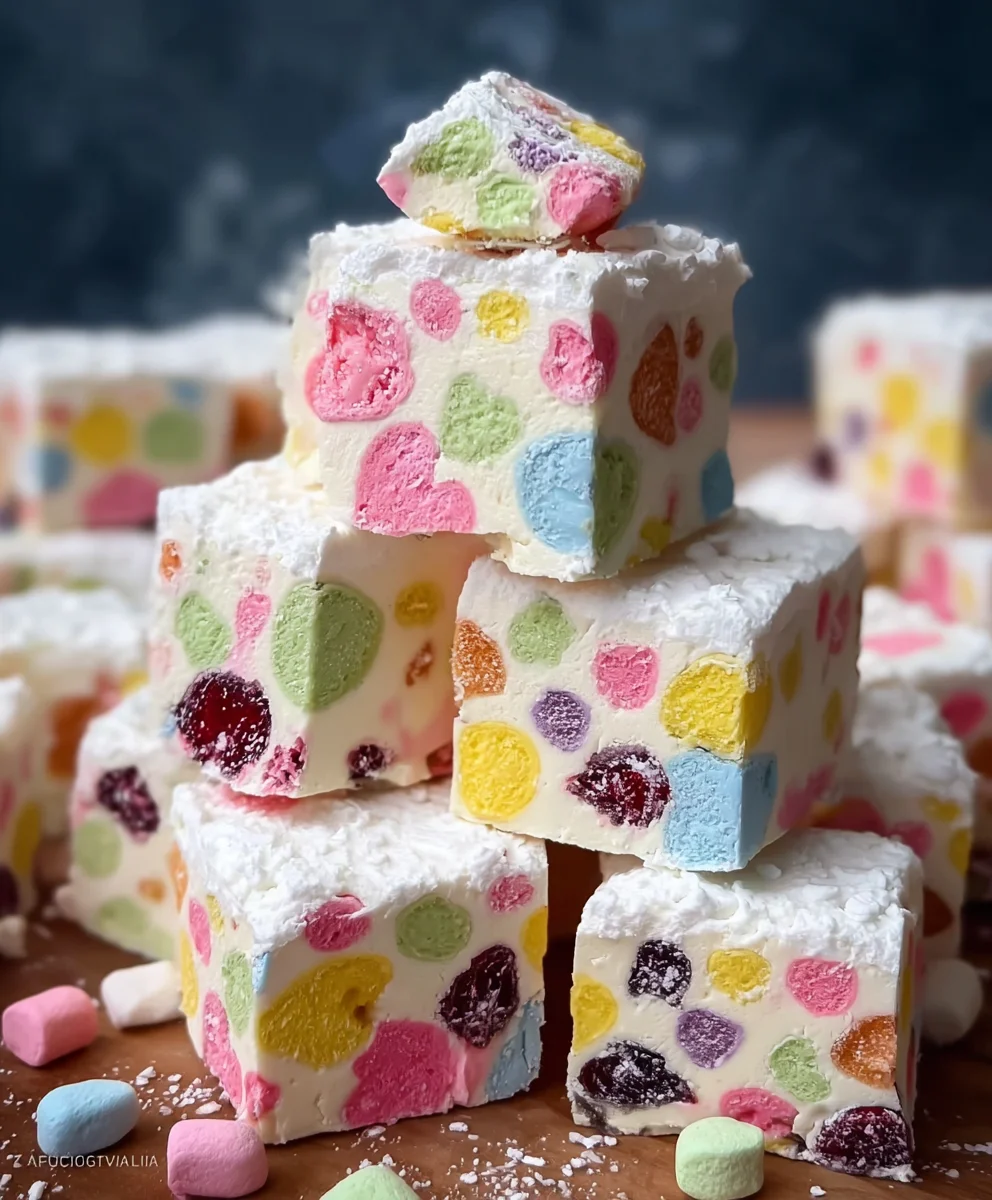 Simple Fruity Marshmallow Fudge: A Burst of Sweetness!